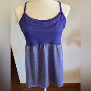 C9 by Champion Purple Loose Racerback Tank with Built in Bra - Size XL